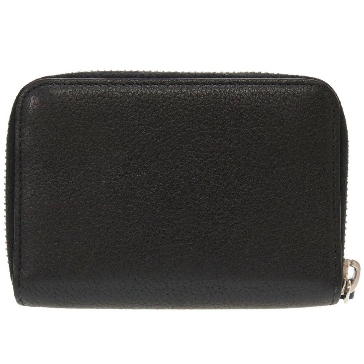 Leather Coin Round (Good) Black Men's Case Pre-Owned Dior Homme