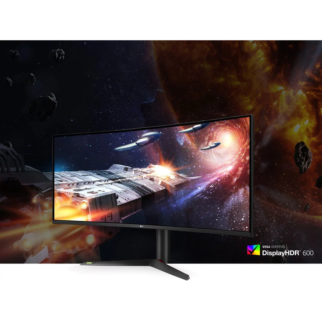 37.5" UltraGear 1ms (160Hz (3840 38GN95B-B LG IPS 144Hz Gaming DisplayHDR 1600) Nano Curved 600, G-Sync QHD NVIDIA Overclock), x Compatibility Monitor