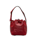 Vuitton Petit Pre-Owned Leather Shoulder M44107 One Noe Handbag LOUIS Red Bag Ladies Epi Castilian Louis (Good) VUITTON