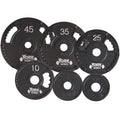 Grip - Thin Cast Plate, 25 Iron G2 Black Line 7423 Barbell York Dual Olympic lbs