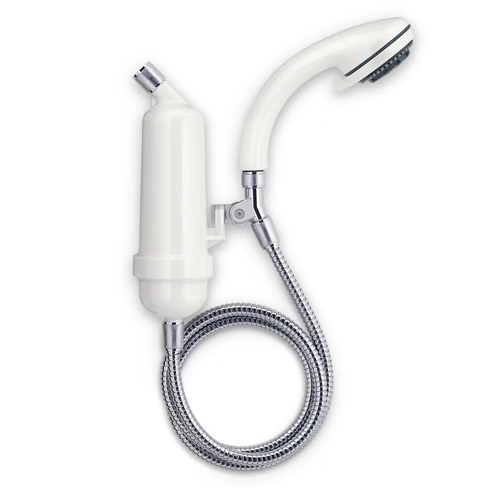 WaterChef Wand Advanced Filter with (White) SF-7C Deluxe ThermalGuard Spray System Shower and Premium