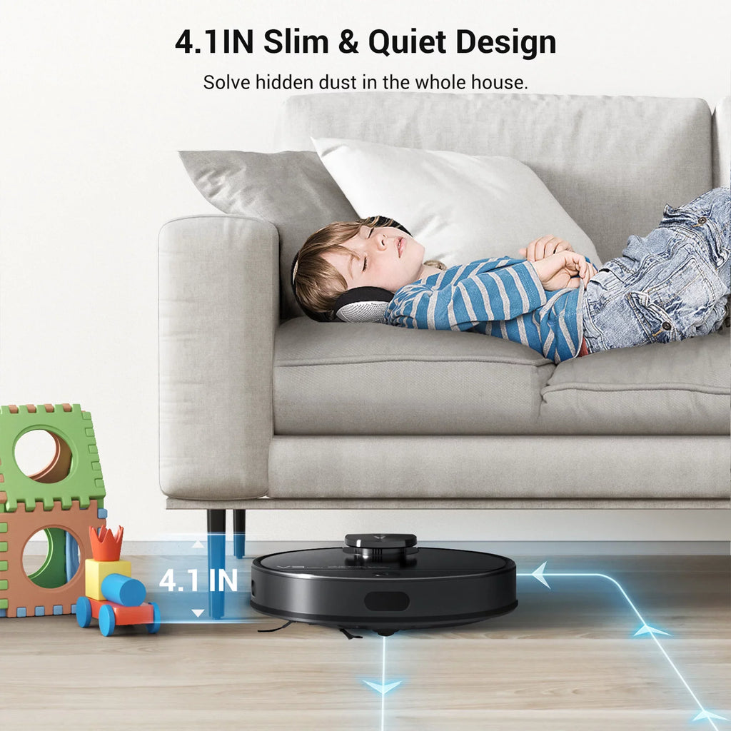 Mop & Black Max Vacuum Vacuum for Robot V3 Floors, Smart Multi Duster Viomi