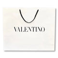 Valentino Gift Packaging Paper Shopping Logo White Designer Bag Large
