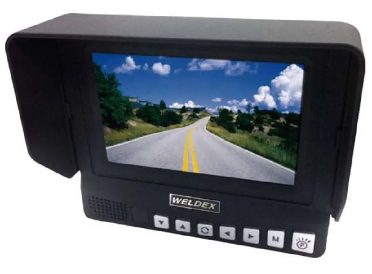 inputs 3 WDRV-7043M, with camera Color Up Monitor LCD 7" Back