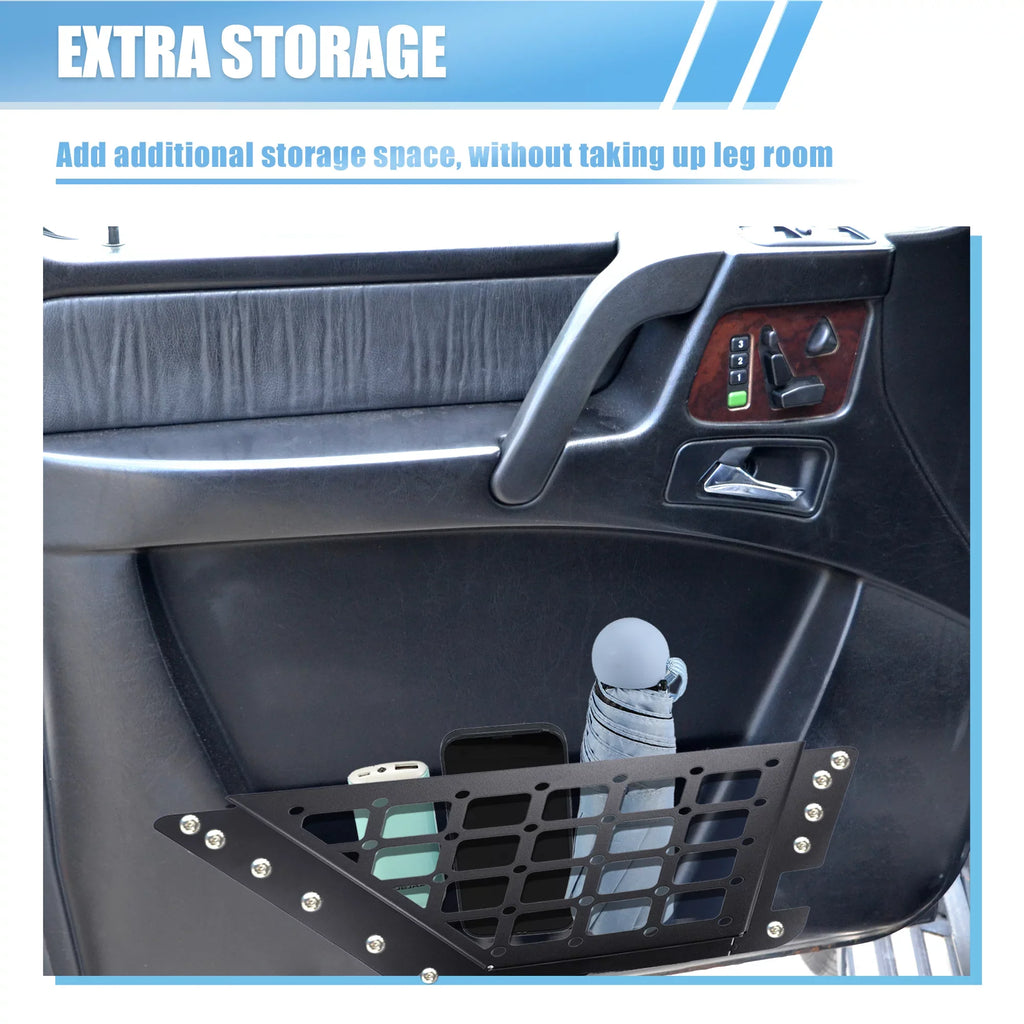 Pair Pockets 2022 Storage 1 Panels 4 2021 Bronco Ford Door Box Door Metal for Rear Accessories 6th Organizer