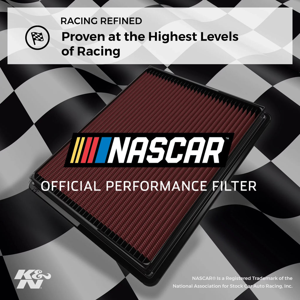 Chrysler Filter: Pacifica, Filter: 2017-2019 Air Washable, Engine High 33-5061 Premium, Performance, Replacement K&N