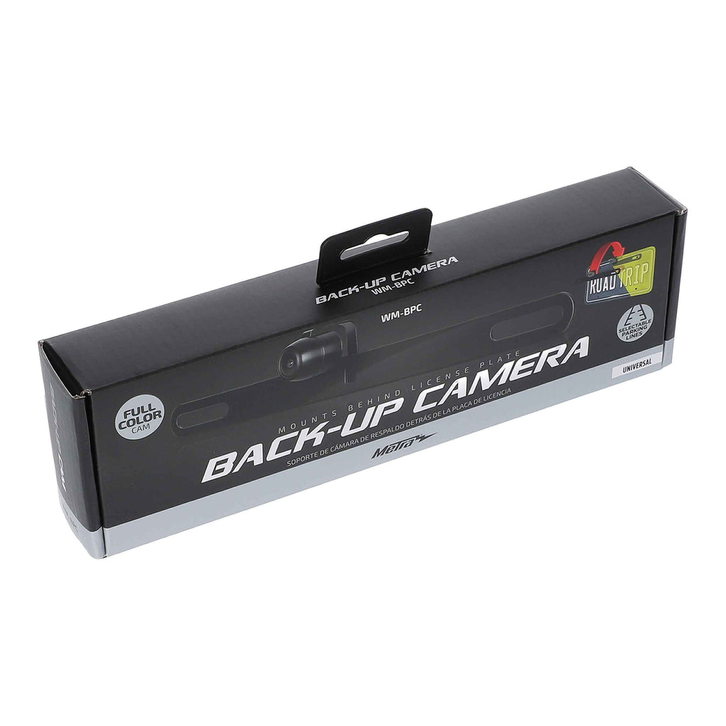 with Lines Metra WM-BPC Plate Backup Parking License Camera