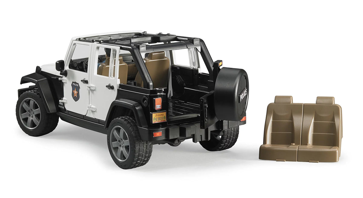 car Police Policeman Jeep with Rubicon