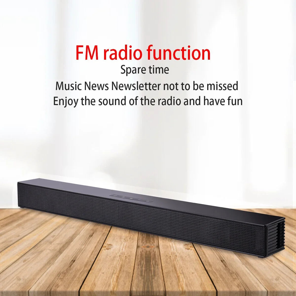 Monitor CJC Bass Sound Sound Mountable for Bar Bluetooth Adjustable TV 5.0/HDMI with Bars Gaming ARC/AUX/USB Wall PC