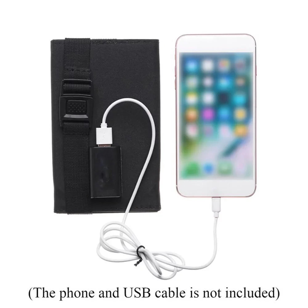 Removable ammoon USB Hiking Camping 20W Recharger Solar Solar , Portable Panel Mobilephone, for Folding Solar Panels