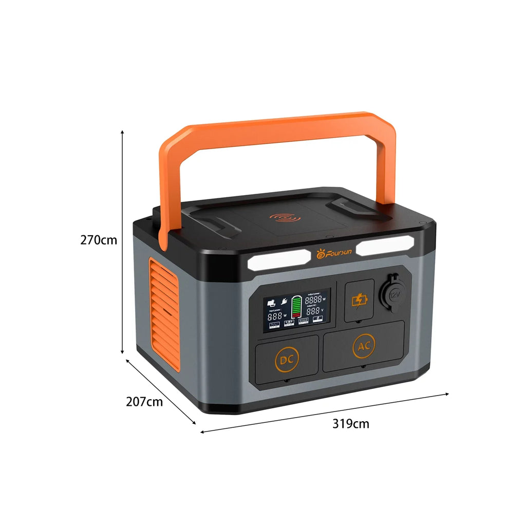 Home 2 ,Wireless Backup, Generator 65W,Solar for x Peak) Portable Camping charge,PD Power AC Emergency, 1500W 1500W(3000W Station,1598.4Wh Foursun with Outlets