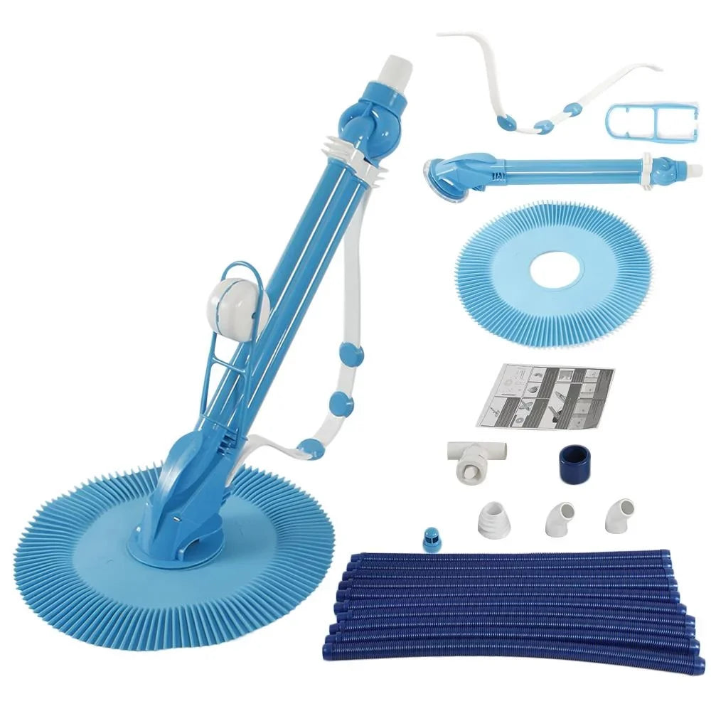 Inground SalonMore Hose Vacuum Pool Automatic Ground Climb Cleaner Swimming Above Wall