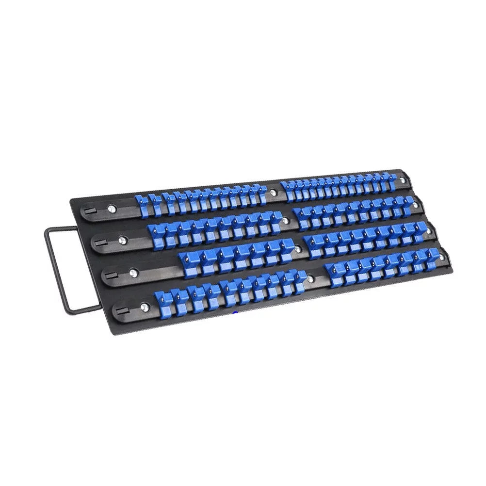 Storage Socket Sliding HEMOTON 80 Mountable Socket Holder Wrench Organize Industrial Rail Rack ABS