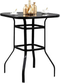 Shape Table Poolside Gianna For Glass Decor Squire Bar Bistro Porch