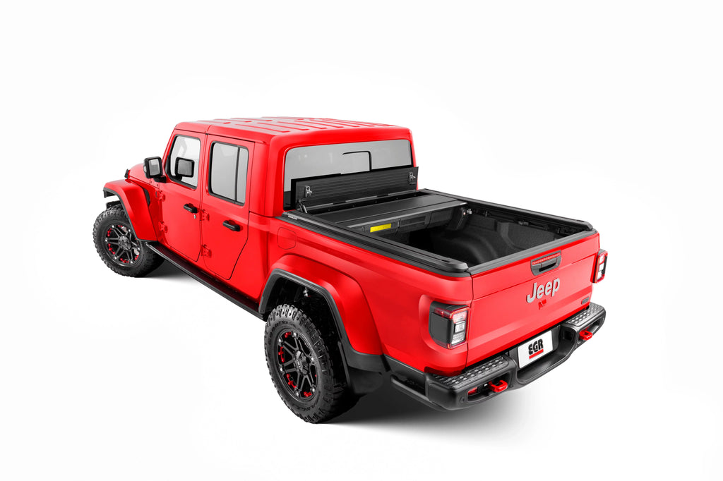 Pickup Electric Bed Wrangler Rolltrac 2020-2024 Sport Unlimited Gladiator Crew Retractable Cab Jeep RT039031E Fits 4 2018-2023 Door Jeep EGR Fits Cover