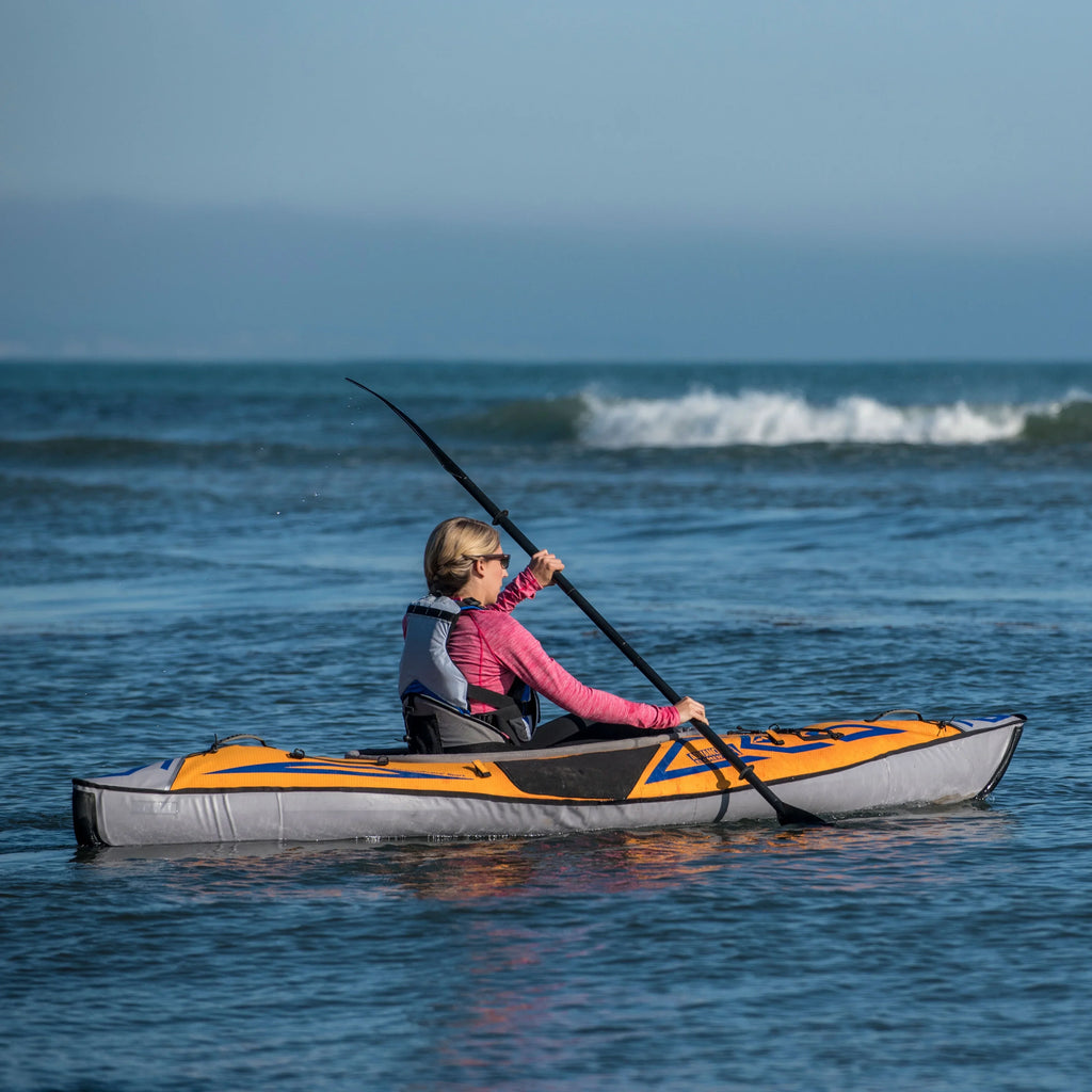 Advanced - Elements - Orange Inflatable Sports - Kayak with AdvancedFrame® 10 Pump ft