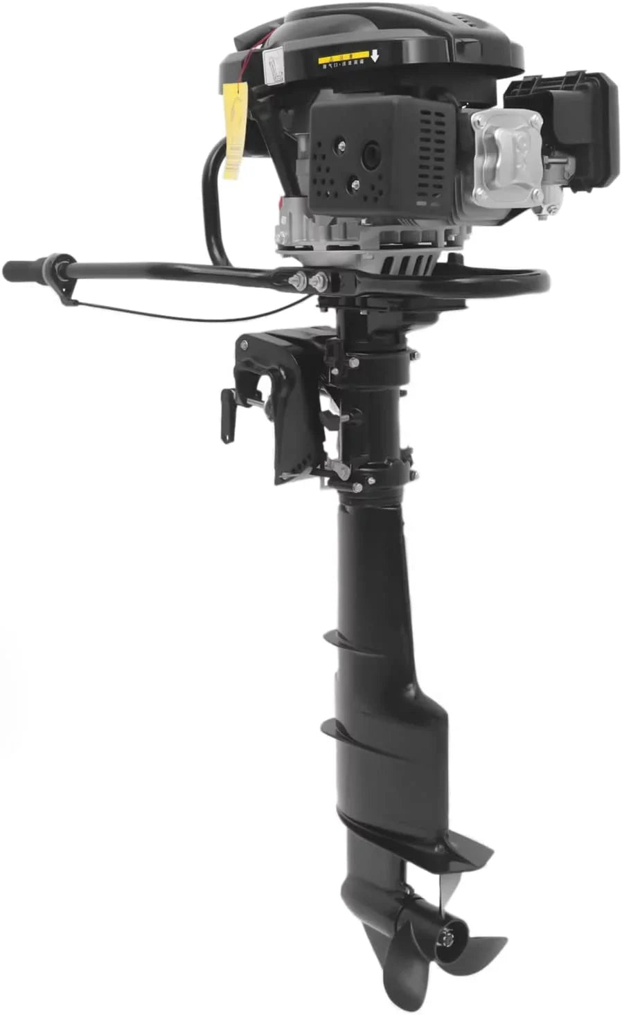 with Black Outdoor Air Adventure Outboard 4 Motor Motor System Engine Fishing Aquaculture for 7.5HP MONIPA Heavy Outboard Duty Cooling Stroke Boat