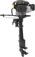 with Black Outdoor Air Adventure Outboard 4 Motor Motor System Engine Fishing Aquaculture for 7.5HP MONIPA Heavy Outboard Duty Cooling Stroke Boat
