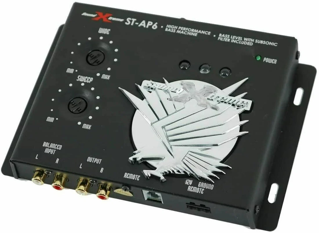 Maximizer 13.5V, Din Car Audio 1/2 ST-6 SoundXtreme Bass Digital Bundle Processor,