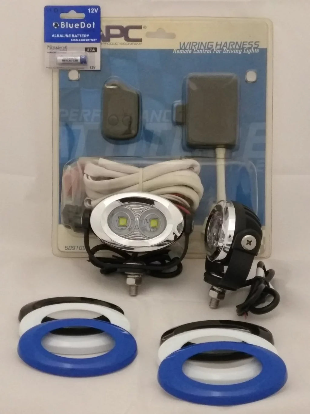 Ultra Auxiliary Lights Lamps Tri LED 6000K Glide Classic For Harley-Davidson