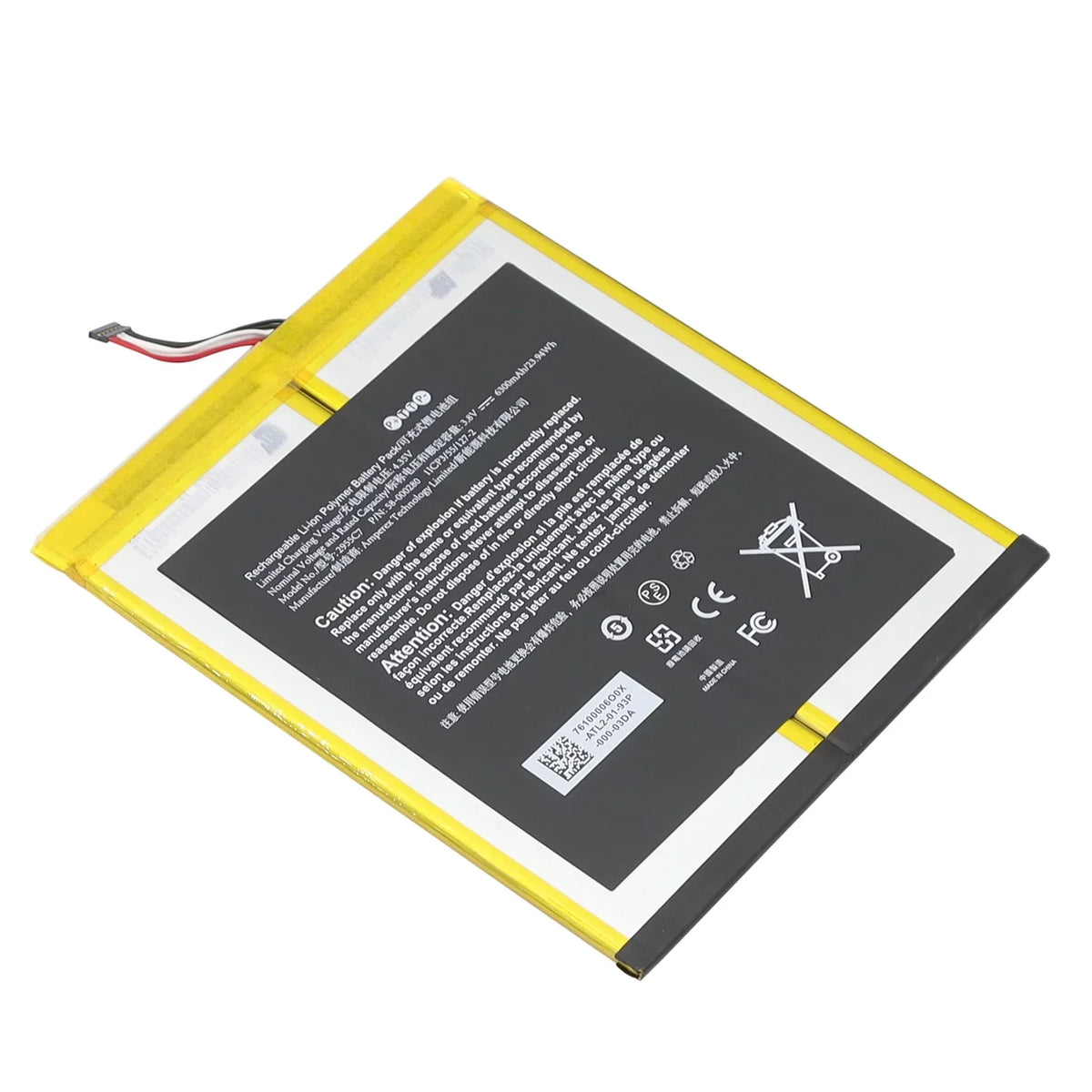 10.1 Replacement Kindle SL056ZE Amazon 2955C7/26S1015 HD Tool Battery For Gen Fire 7th