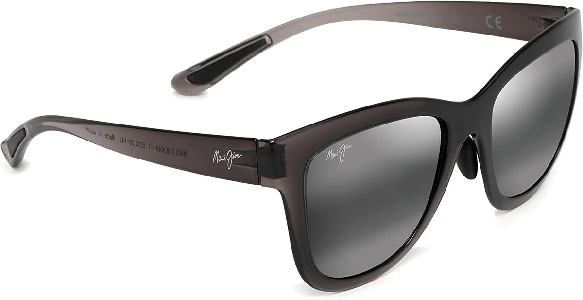 Women's Maui Medium Grey/Neutral Classic Grey, Sunglasses, Anuenue Jim Polarized Translucent
