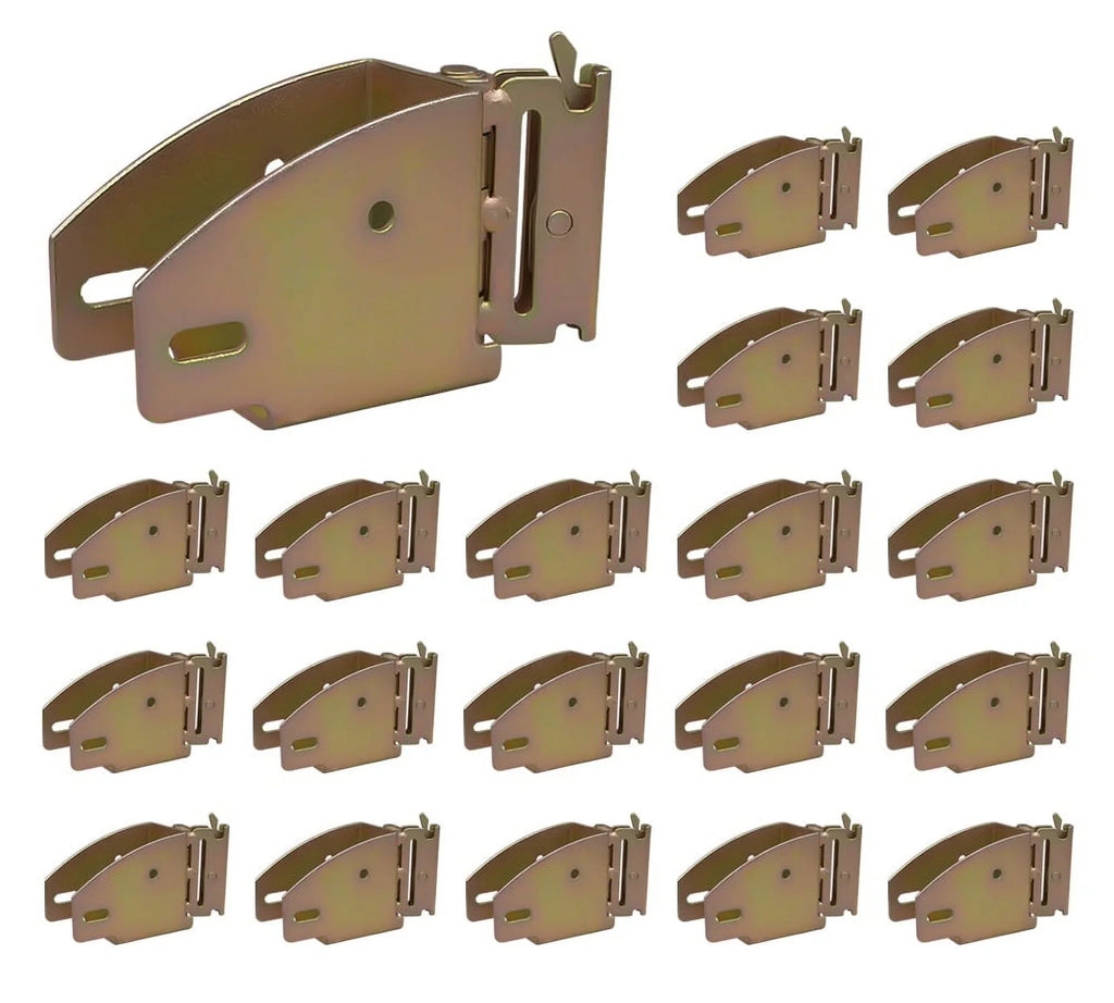 Shelf (20 for w/ Hinge 2x4 Rail Socket - & Trailer, - Fitting Van Wood Truck, & Beam Enclosed E-Track Beams 2x6 Rotating Wood Bracket System Track Accessories Cargo, E Pack) in E-Track Brackets
