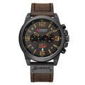 Men Watch Display Calendar CURREN Watch Time 8314 Quartz Hour Brand Minute Watch Wristwatch Leather