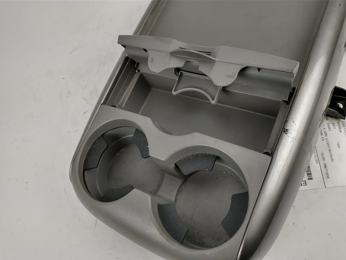06 10 Sienna 08 05 Center 04 Pre-Owned Holder OEM 09 07 Cup Toyota (Good) Console Tray
