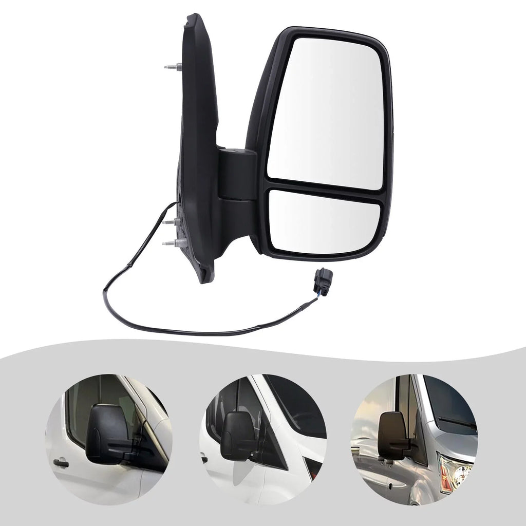 Fits Right 150 Side 250 350 Ford for View Passenger Transit Mirror Rear Short Arm 2015-2022