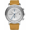 Sand Gate Watch California Golden Leather Chrono Co. White