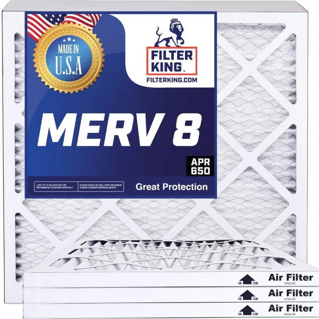 x | | Pleated 4-PACK Air MADE USA x | 38 IN HVAC A/C 48.5 | Filter MERV King 8 Filter Filters .75" Actual Size: 38x48.5x1 Furnace