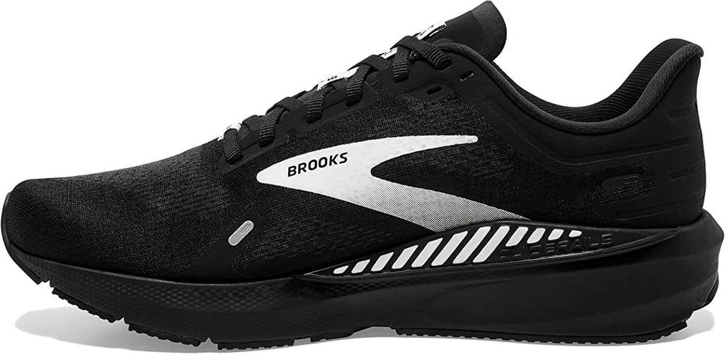 Running Black 9 Speed GTS Wide Shoes Men's Brooks Launch Support (9.5) White