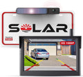 Wireless Camera License System Car, for Backup Wireless Plate View Reverse Camera Rear 2 Battery Installation,Solar for Solar Easy Parking Trailer with Channels Camera RV Monitor