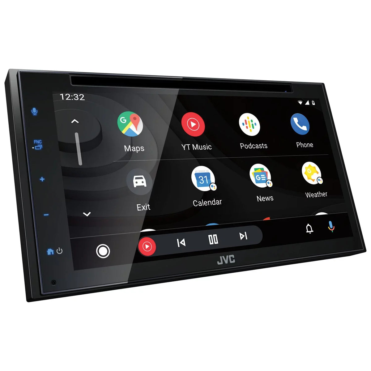 Ready Restored and Carplay, Bluetooth, Auto, Receiver JVC in-Dash Apple Android SiriusXM 6.8-inch Premium with DVD Double-Din KW-V66BT (Refurbished)