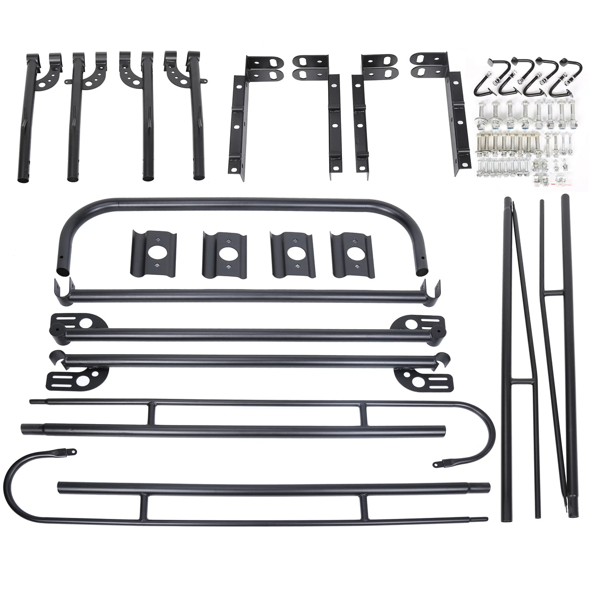 Over-Cab Universal Kojem Long Inch LBS Contractors Cab Bar Bed 60 1000 Side Lumber Rack Ladder Kayak Truck Adjustable Pickup Rack
