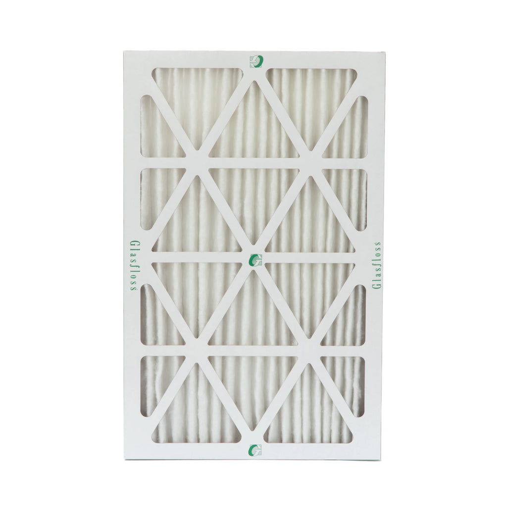 Filters x Pleated Pack Size: MERV 10 3 1-3/4 24-1/2 Inch by Actual 15-1/2 2" Glasfloss. of x Air 16x25x2
