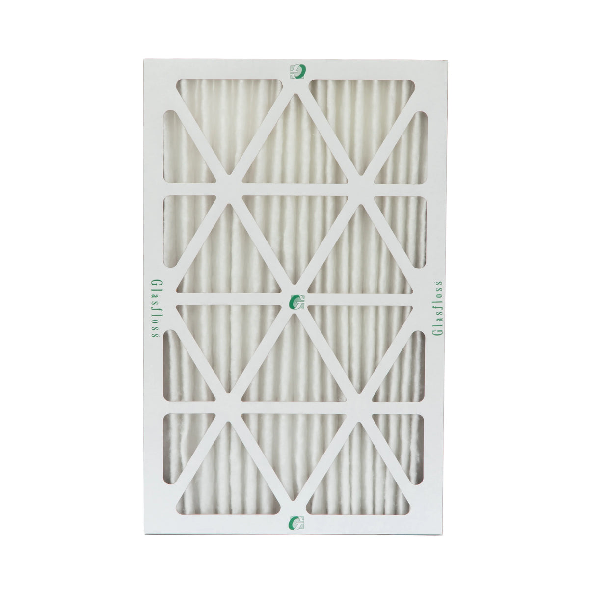 Filters x Pleated Pack Size: MERV 10 3 1-3/4 24-1/2 Inch by Actual 15-1/2 2" Glasfloss. of x Air 16x25x2