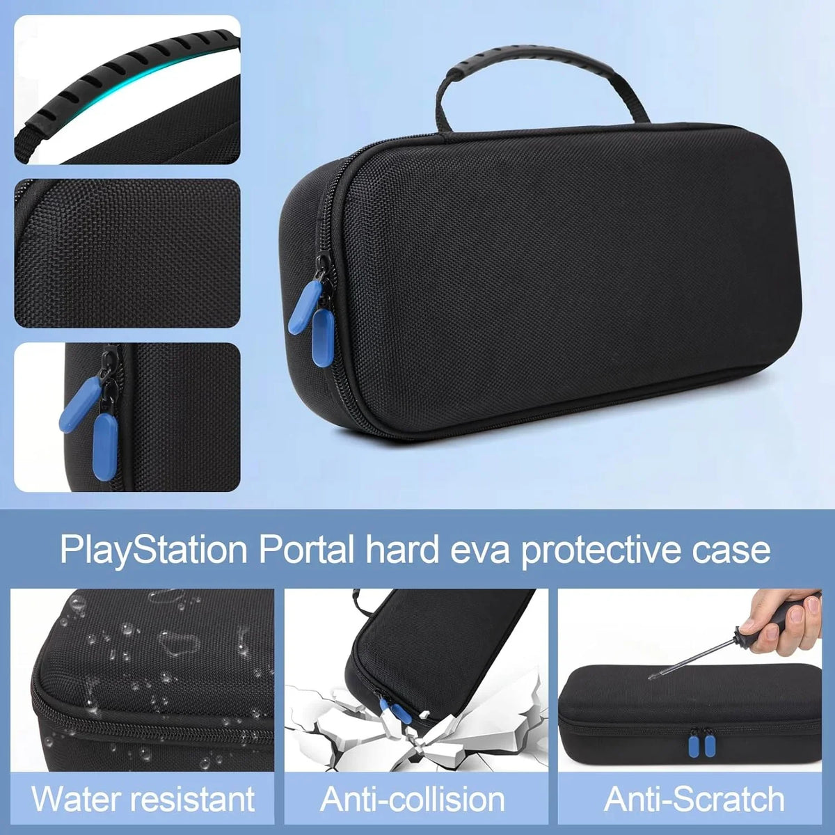 PS Carry portal Game Portal,Portable Pouch Case Console Portable Case handheld Fit for for PlayStation Remote Case Consoles,EVA Carrying Storage Hard Shell Uberwith Travel Streaming Storage ps5