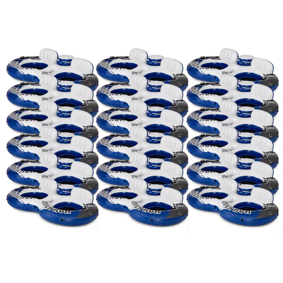 Intex Pack) II (18 Run Pool Tube 2 Cooler Inflatable Float w/ Person River
