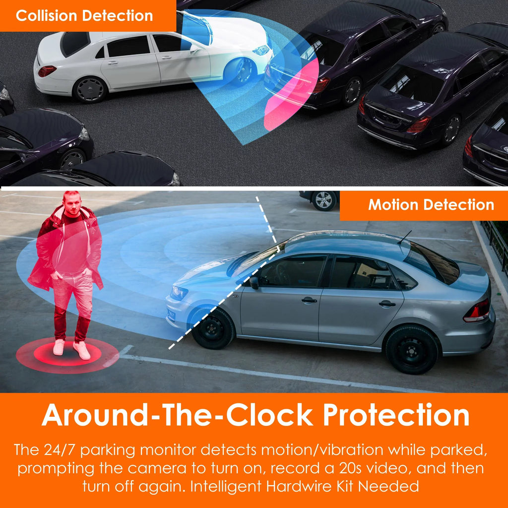 Cabin Wi-Fi Dashcam Channel Camera with Rexing Rear 3 Built-in Front, and & GPS V33 1440p+1440p+1440p