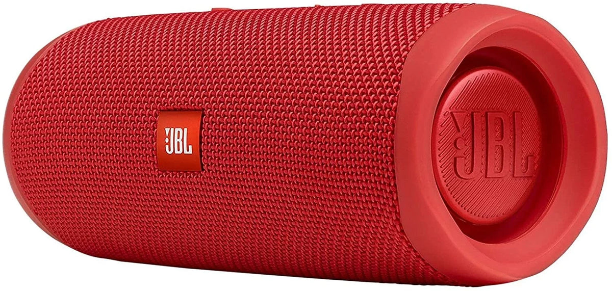 Red (Refurbished) FLIP Speaker, Waterproof JBL Portable 5 Restored