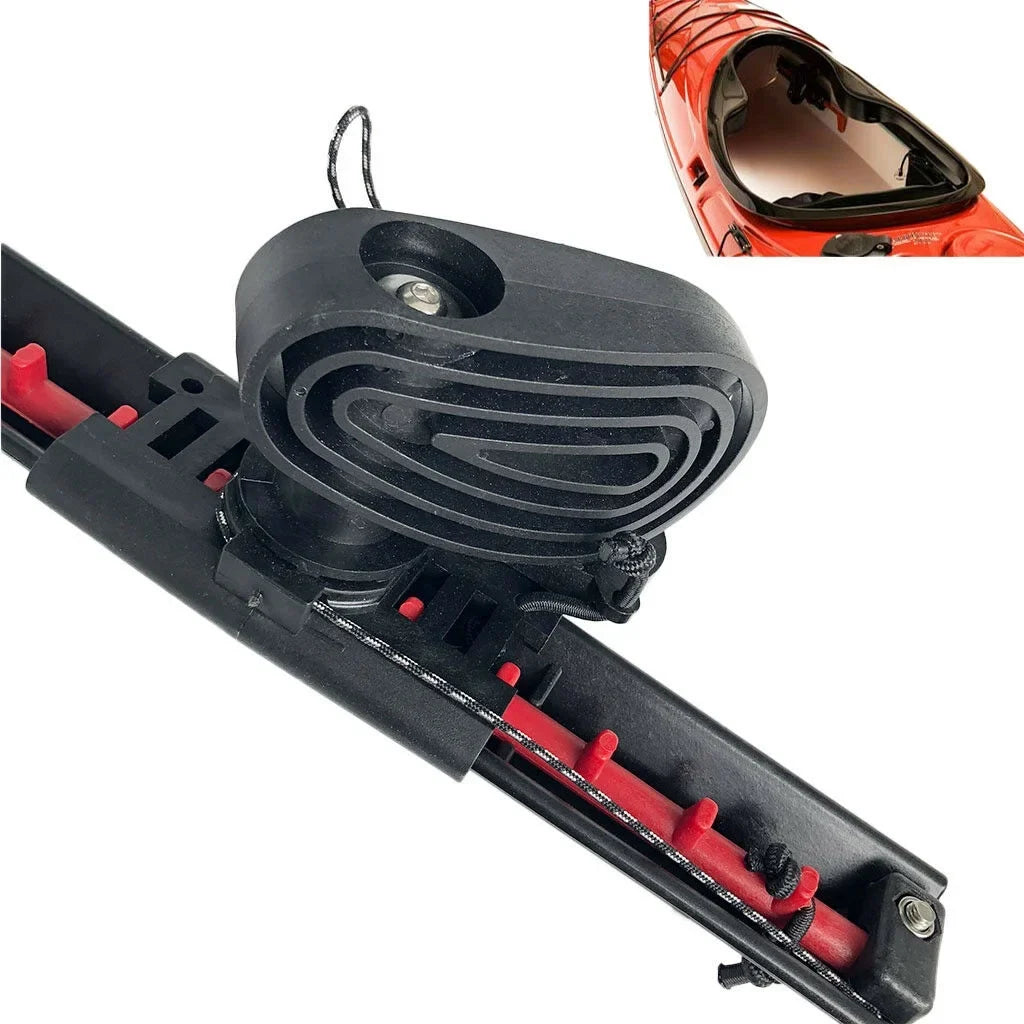 Boat for Kayak Kayak Kit Tail & Adjustable Rudder Fishing Canoe, Rudder Pedals Foot Braces Kayaking, Steering, Direction