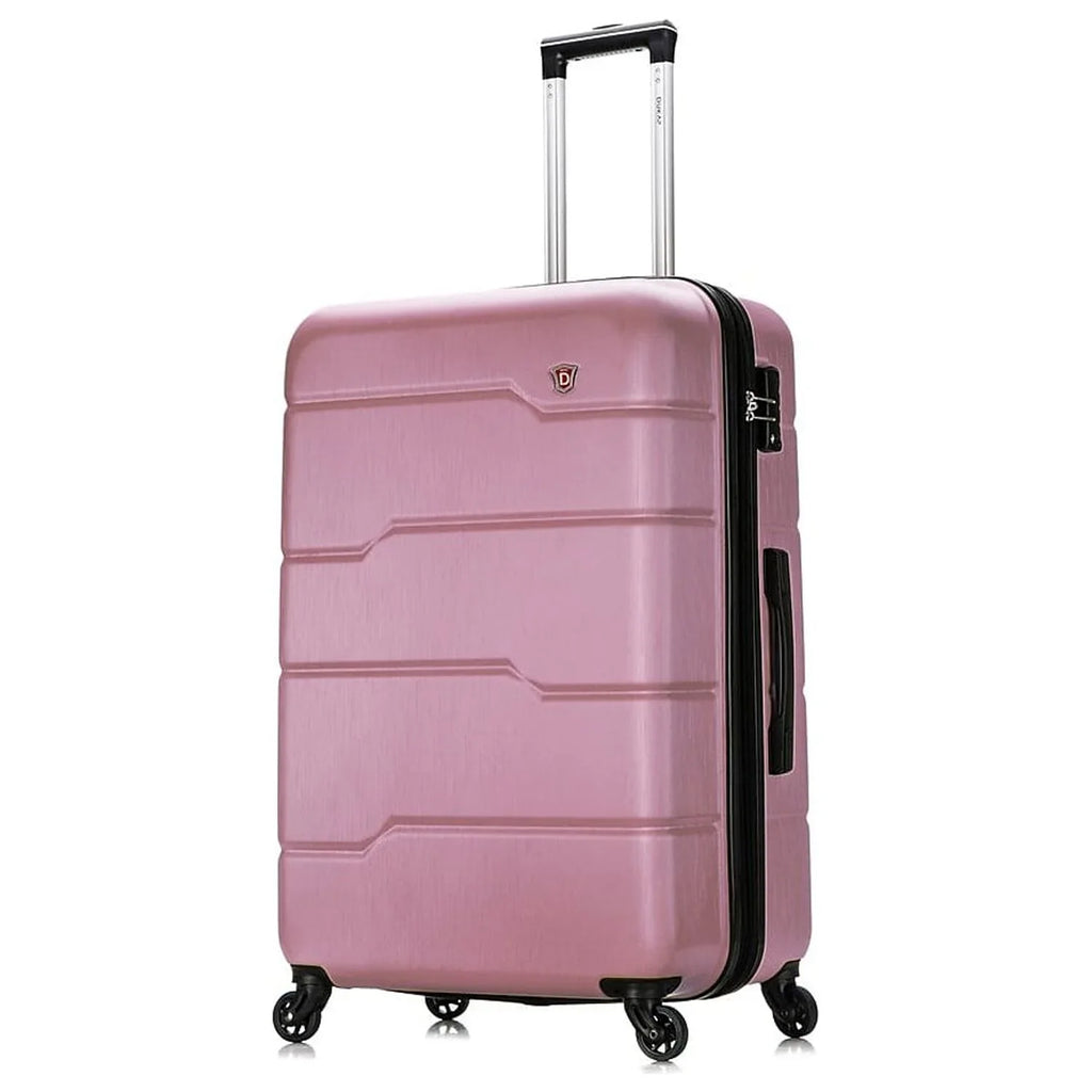 Gold (DKRODSML-ROS) 3-Piece DUKAP Set Plastic RODEZ Luggage Rose