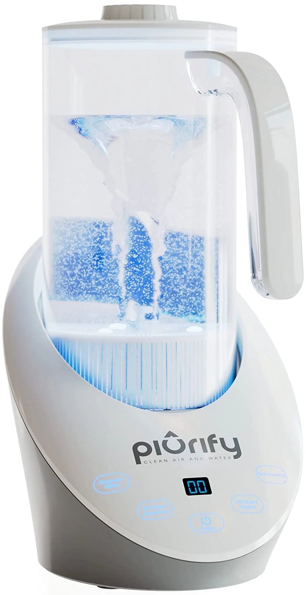 Electrolysis Water Filtered Rich Sulf Water Jug Generator Calcium Hydrogen Alkaline Water with - with Concentrator and Levels PH Balanced Pitcher PEM Purified Technology. SPE Hydrogen and