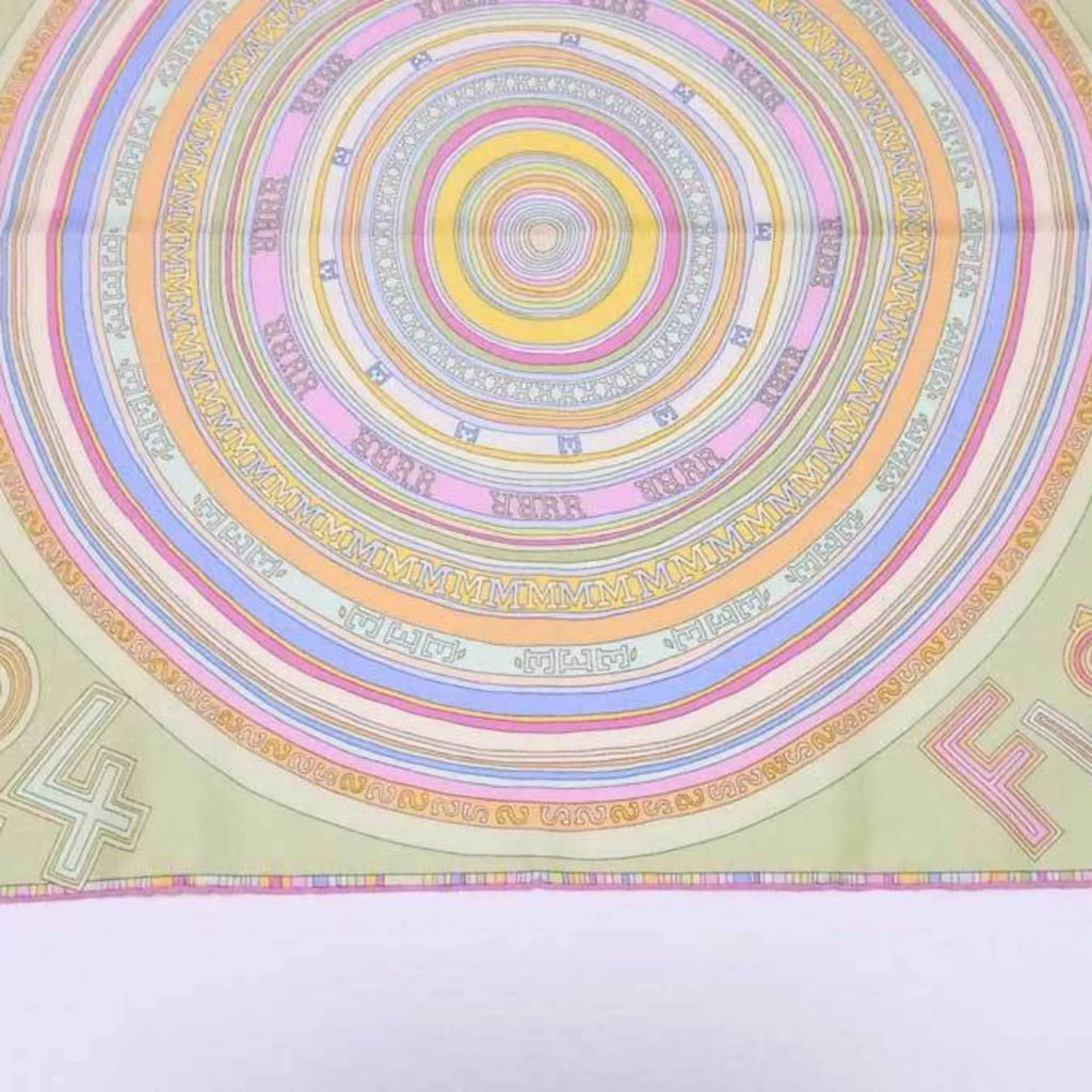 Women's Pre-Owned Hermes HERMES (Good) Scarf Petit Carre Silk Multicolor