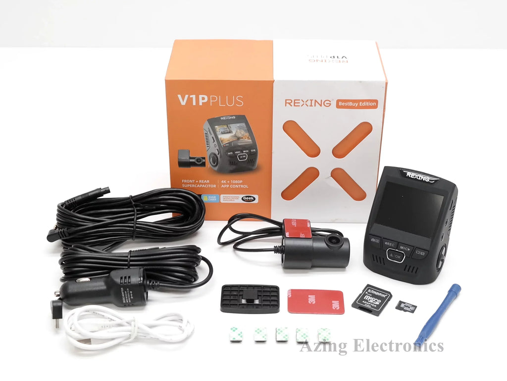 Plus V1P-PLUS-BBY Grade Cam Dash B FULL V1P Rexing UHD Rear 4K Front Used and SET