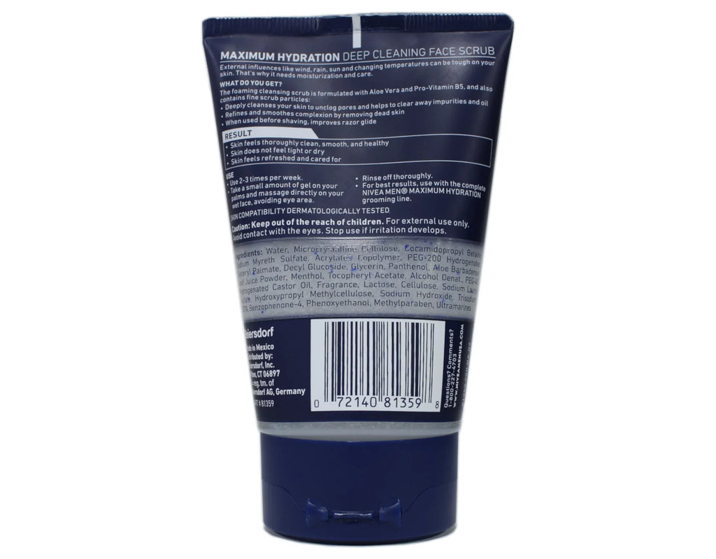 Face 4.4 for Pack g) oz Nivea Scrub Each (125 Men - 4 Energizing