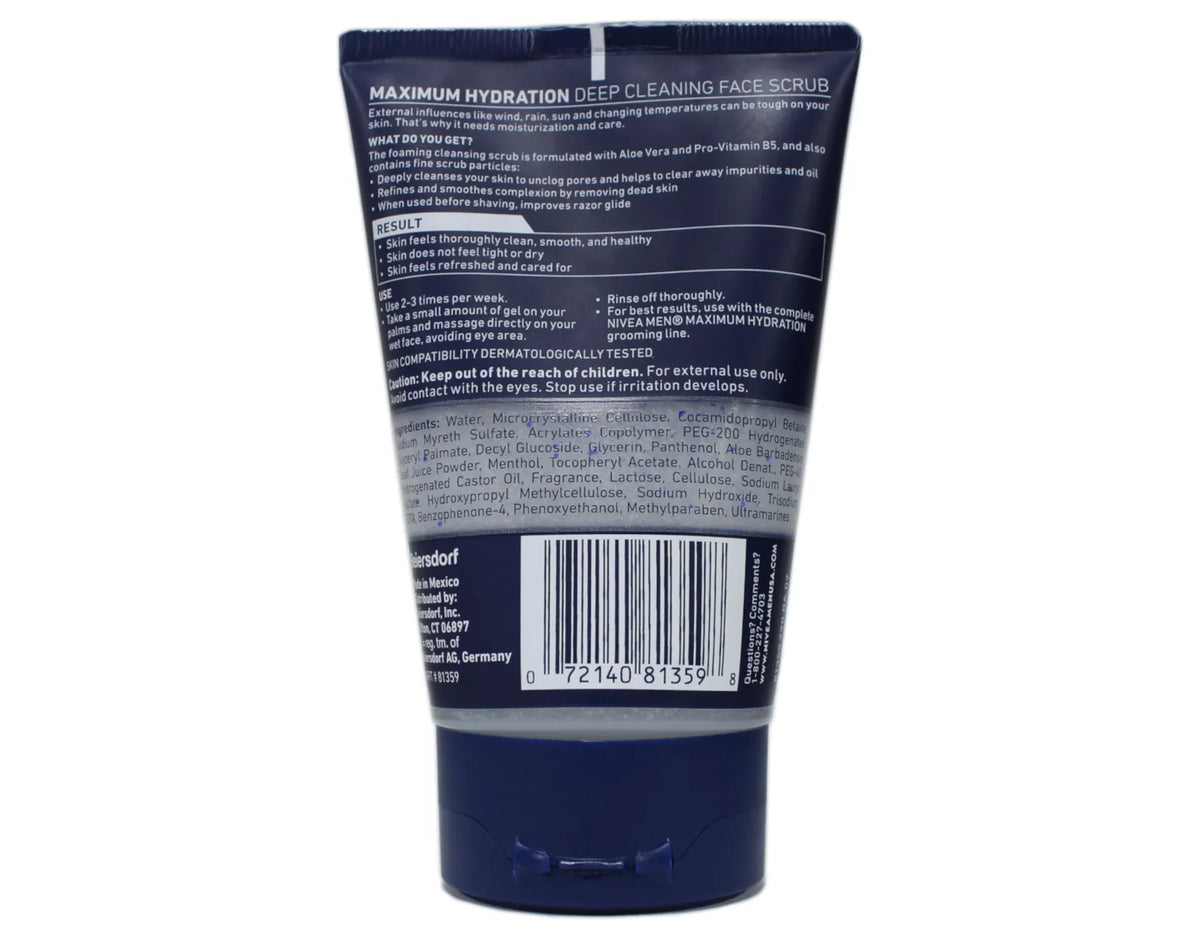 Face 4.4 for Pack g) oz Nivea Scrub Each (125 Men - 4 Energizing