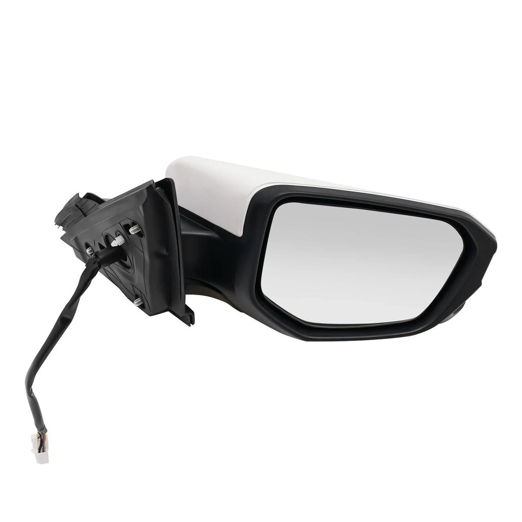 Fit Side Mirror Camera Sedan Honda Power White View Heated Right 2016-2020 Civic